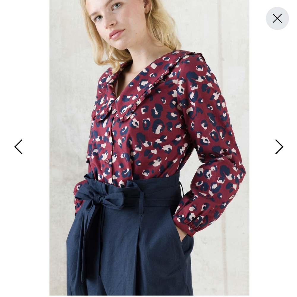 Emily and Finn Jean Painted Leopard Top